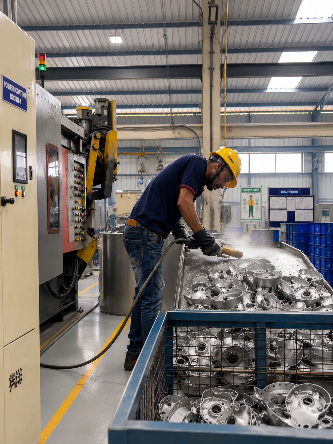 In-process inspection at die casting machine