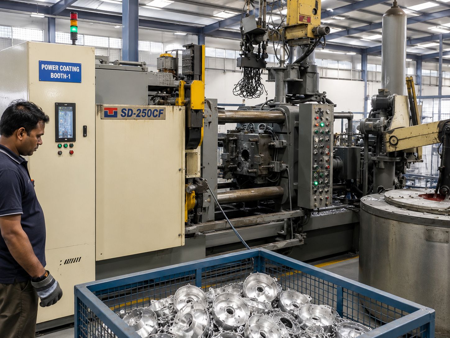 SAPL HPDC machines in operation — Chakan MIDC, Pune