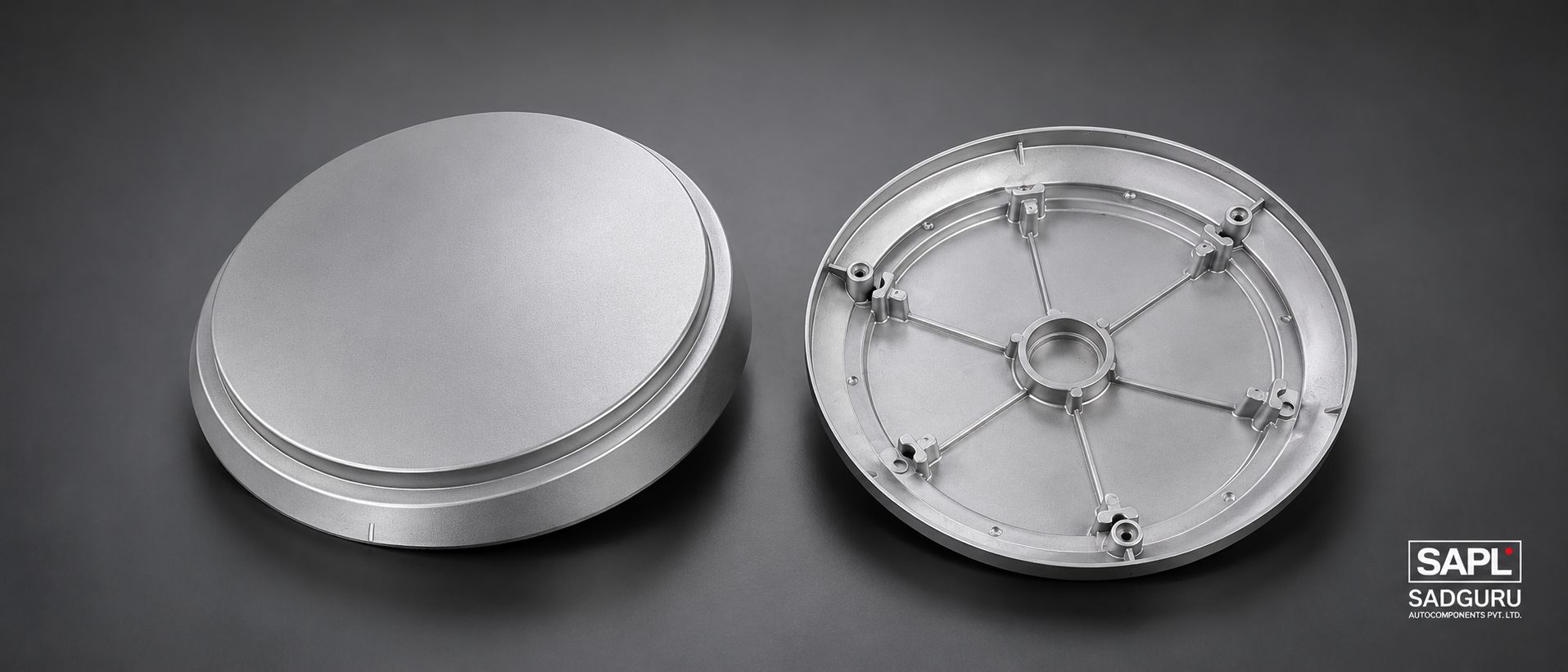 Ceiling Fan Bottom Cover — aluminium die casting component