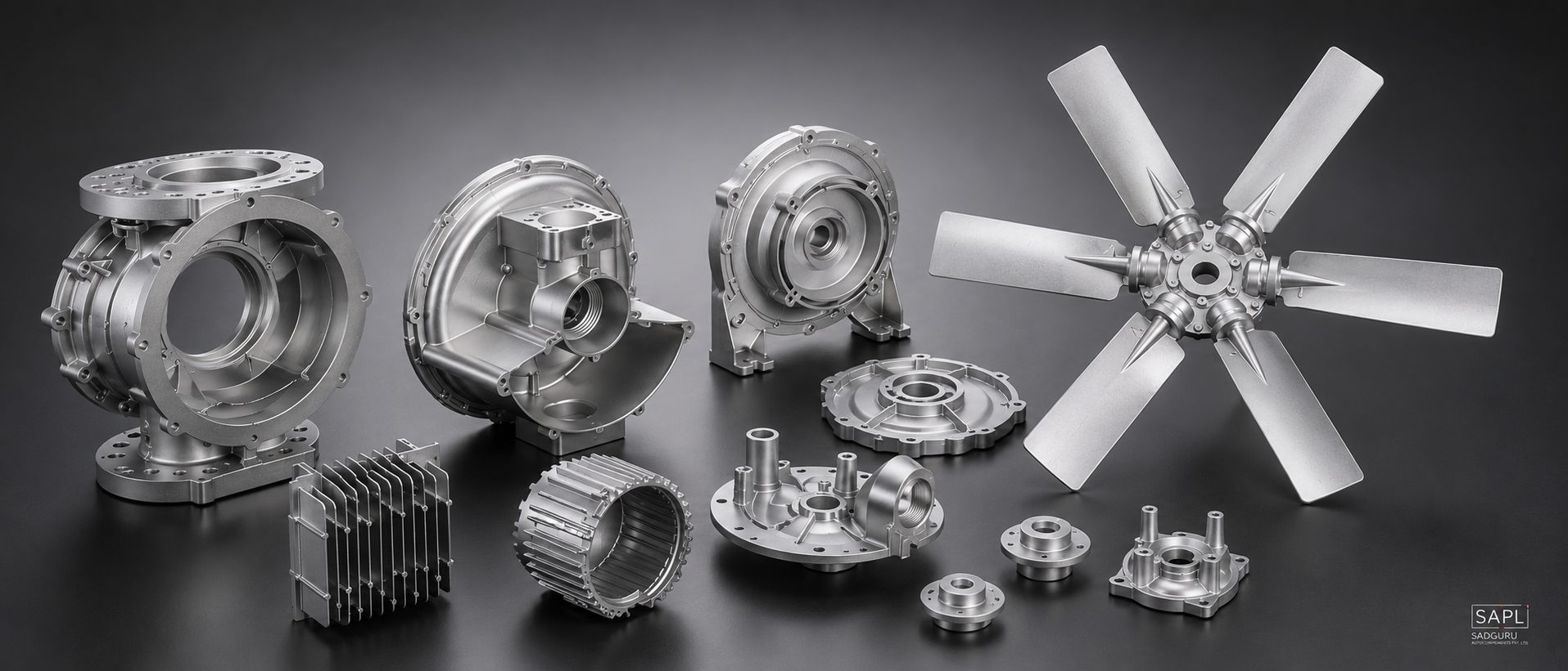 Fan Blade Hub — aluminium die casting component